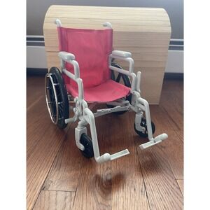 Our Generation OG Foldable Pink Wheelchair Accessory for 18" Dolls
